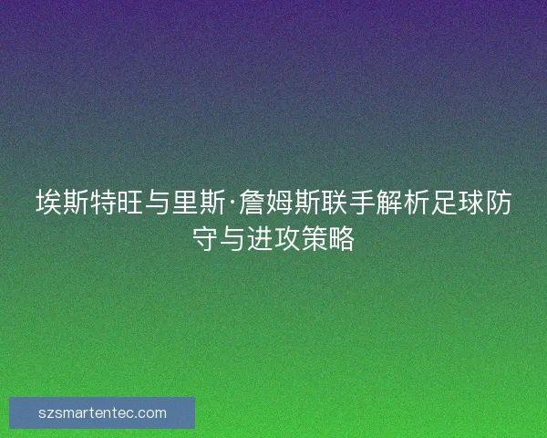 埃斯特旺与里斯·詹姆斯联手解析足球防守与进攻策略